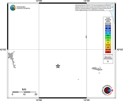 Mappa EMS - territori località