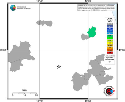 Mappa EMS - territori comuni