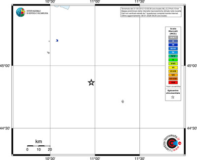 Mappa MCS - territori località