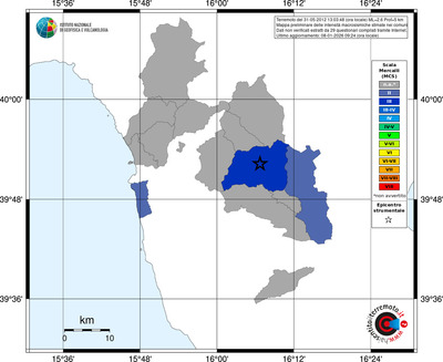 Mappa MCS - territori comuni