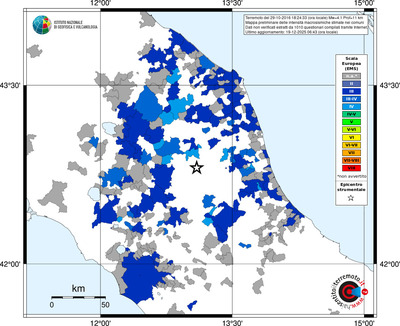 Mappa EMS - territori comuni