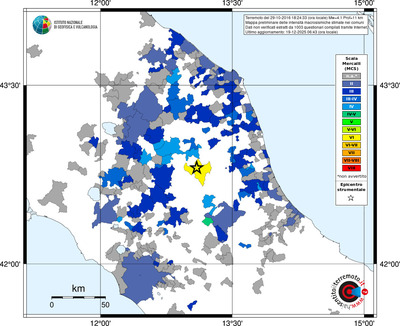 Mappa MCS - territori comuni