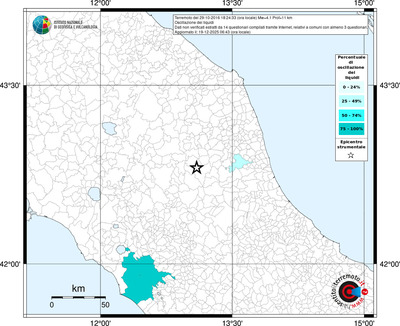 Mappa territorio comunale con almeno 3 questionari