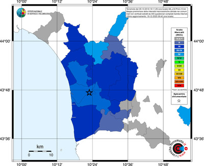 Mappa MCS - territori comuni