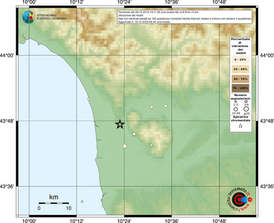 Mappa comuni con almeno 3 questionari
