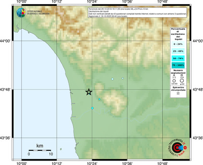 Mappa comuni con almeno 3 questionari