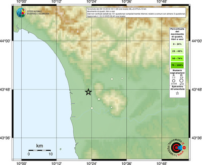 Mappa comuni con almeno 3 questionari