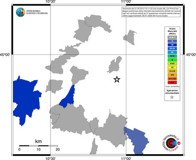 Mappa MCS - territori comuni