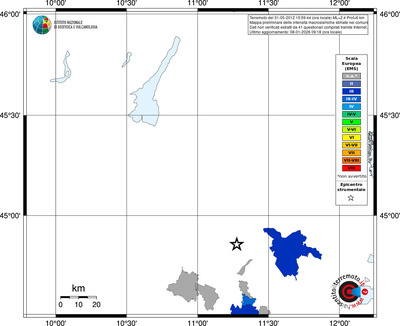 Mappa EMS - territori comuni