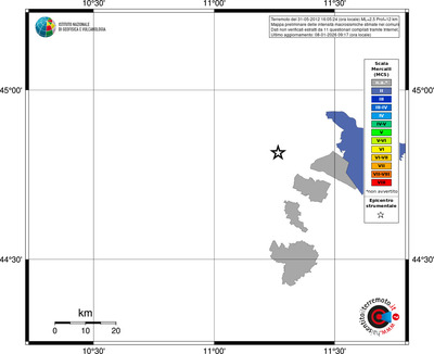 Mappa MCS - territori comuni