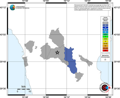 Mappa MCS - territori comuni