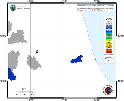 Mappa MCS - territori comuni