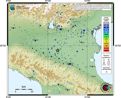 Mappa EMS - comuni