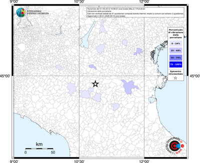Mappa territorio comunale con almeno 3 questionari