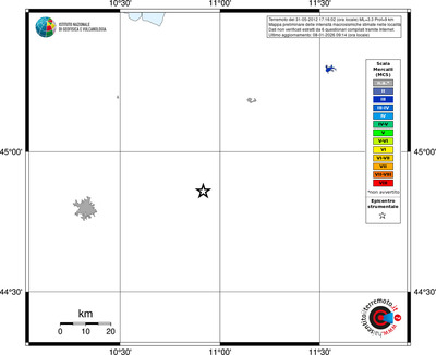 Mappa MCS - territori località