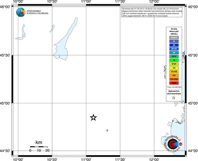Mappa MCS - territori località