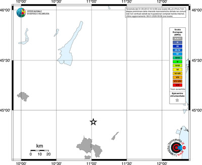 Mappa EMS - territori comuni