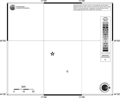 Mappa MCS - territori località