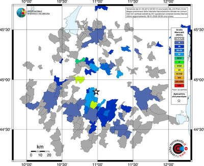Mappa MCS - territori comuni