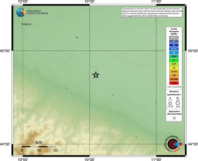 Mappa EMS - località