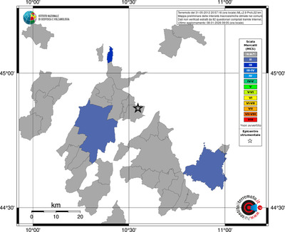 Mappa MCS - territori comuni