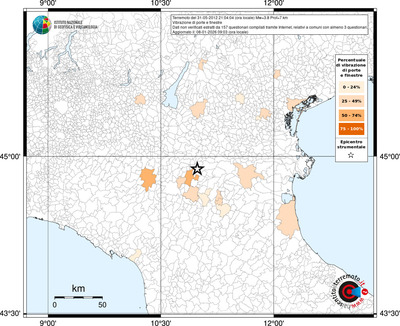 Mappa territorio comunale con almeno 3 questionari