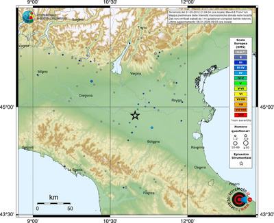 Mappa EMS - località