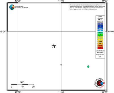 Mappa MCS - territori località