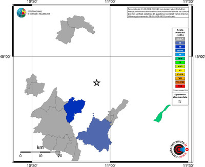 Mappa MCS - territori comuni