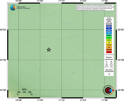 Mappa EMS - località