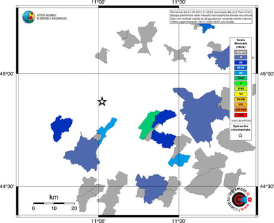 Mappa MCS - territori comuni
