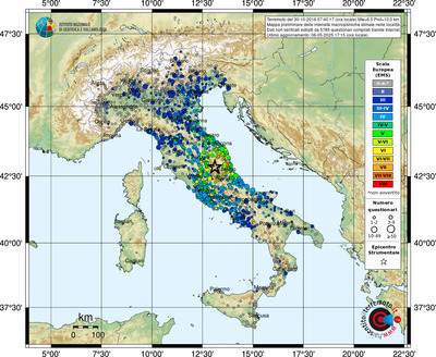 Mappa EMS - località