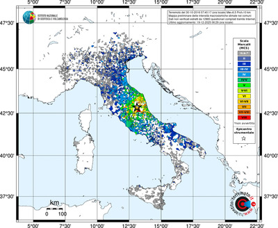 Mappa MCS - territori comuni