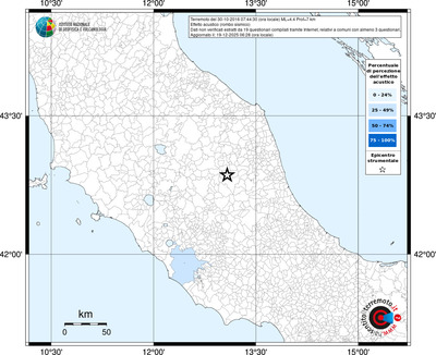 Mappa territorio comunale con almeno 3 questionari
