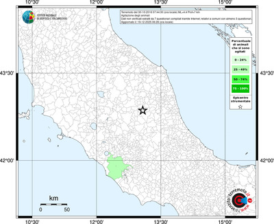 Mappa territorio comunale con almeno 3 questionari