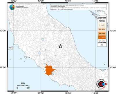 Mappa territorio comunale con almeno 3 questionari