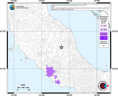 Mappa territorio comunale con almeno 3 questionari