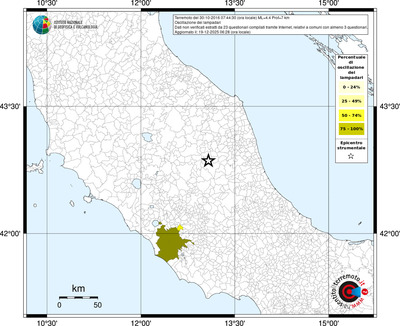Mappa territorio comunale con almeno 3 questionari