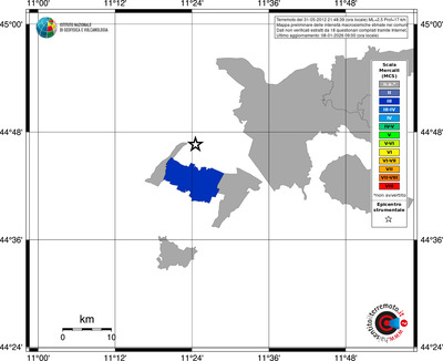Mappa MCS - territori comuni