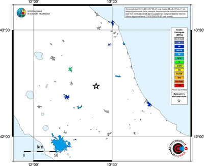 Mappa EMS - territori località