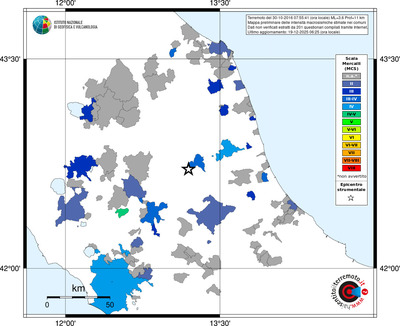 Mappa MCS - territori comuni