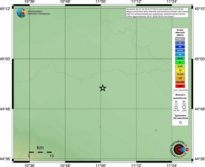 Mappa MCS - località