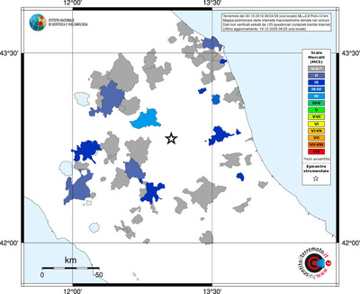Mappa MCS - territori comuni