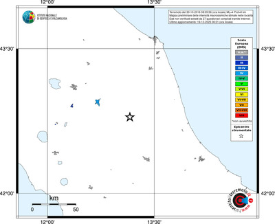 Mappa EMS - territori località