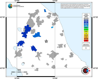 Mappa EMS - territori comuni