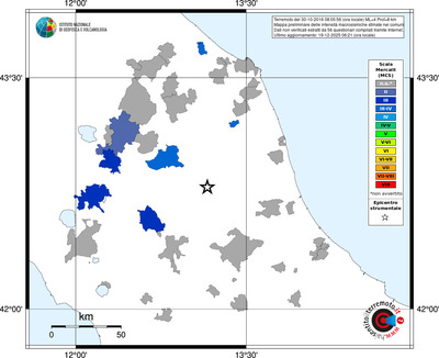 Mappa MCS - territori comuni