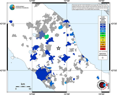 Mappa EMS - territori comuni