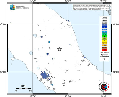 Mappa MCS - territori località