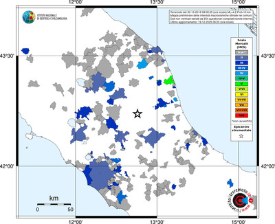 Mappa MCS - territori comuni