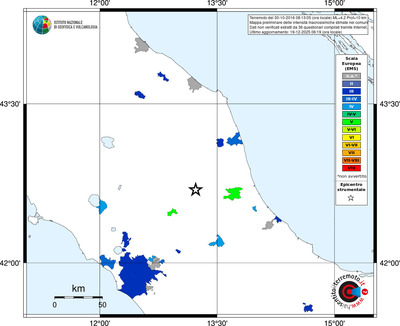Mappa EMS - territori comuni